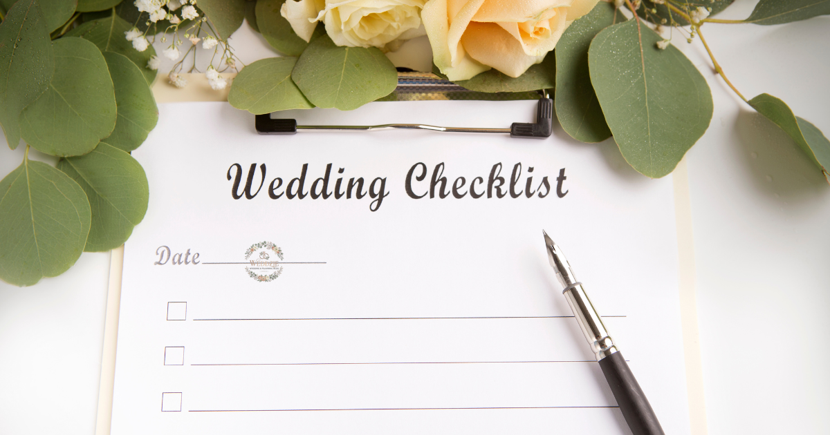 wedding planning checklist