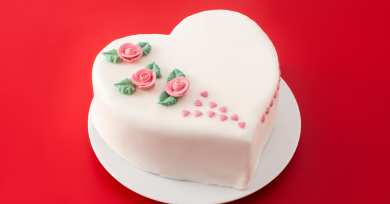 Heart Shaped Wedding Cake