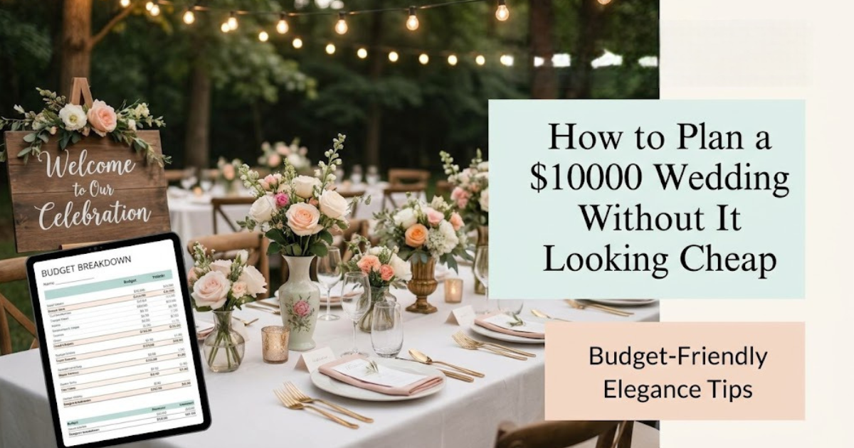 How to Plan a $10000 Wedding