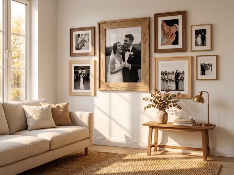 wedding gallery wall