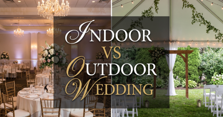 Indoor vs Outdoor Wedding